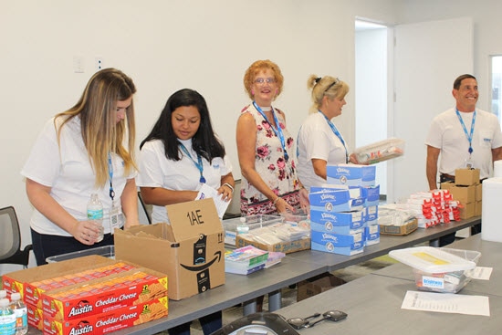 Brightway Insurance delivers disaster preparedness kits to students in Jacksonville, Fla.