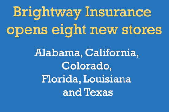 Brightway Insurance opens eight new stores