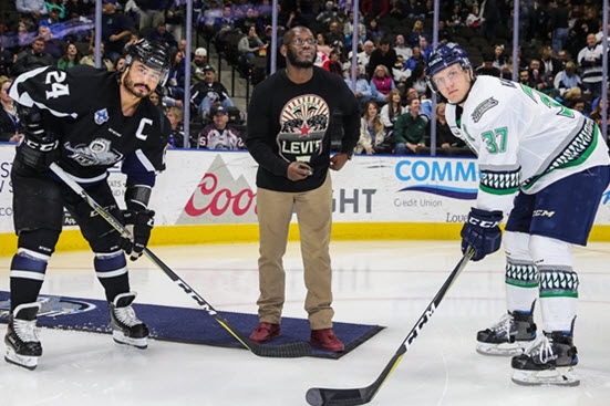 Brightway goes to the Jacksonville Icemen game