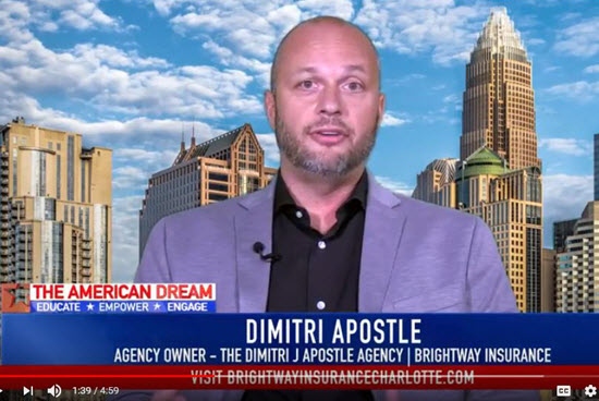 The American Dream TV interviews Brightway Agency Owner, Dimitri J. Apostle