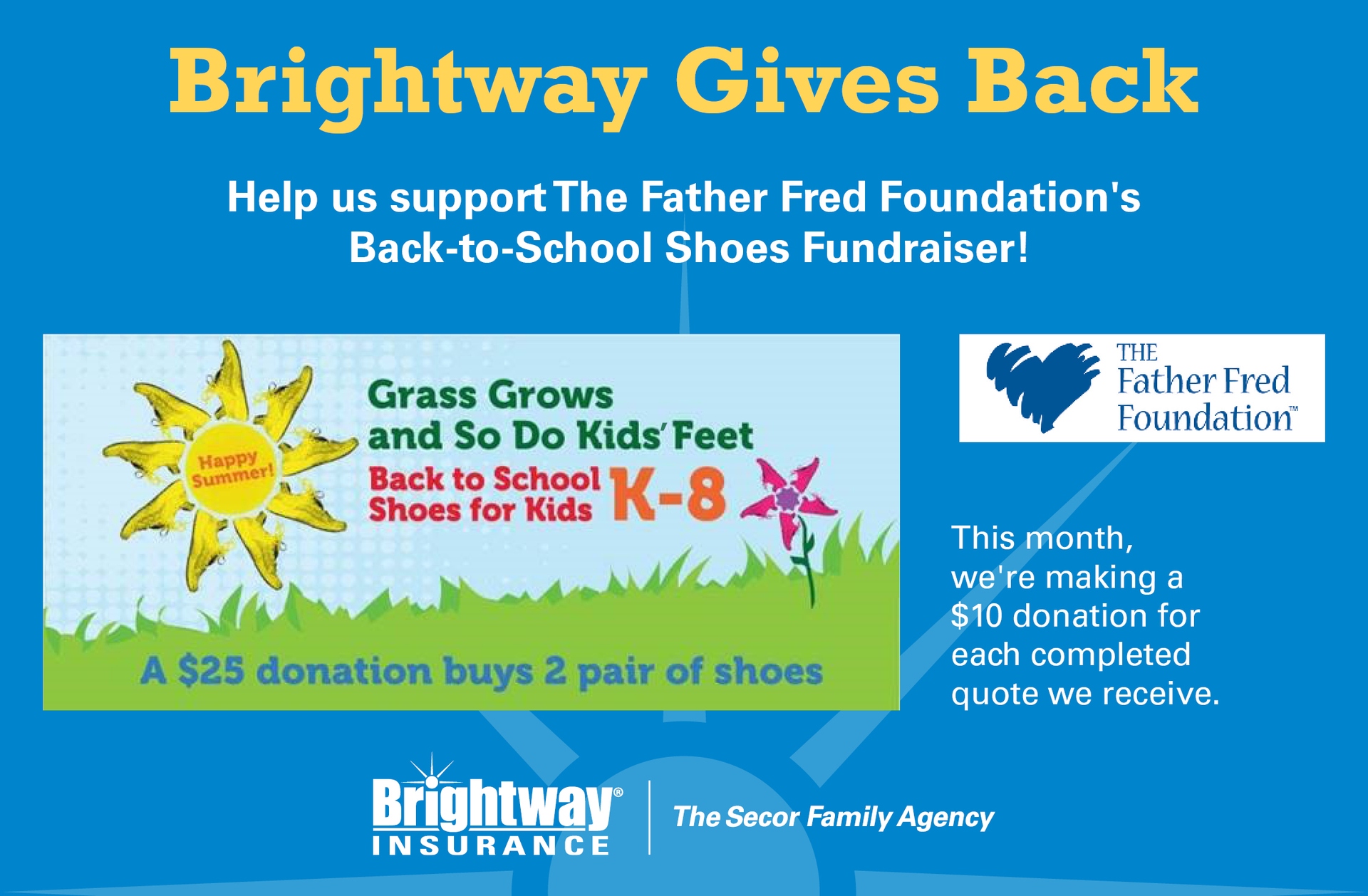 Brightway Insurance Agency in Traverse City raises funds to buy shoes for local students in need