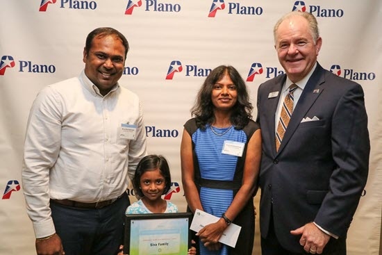 Plano business owner Siva Govindarajan, alongside family, earns recognition for environmental leadership