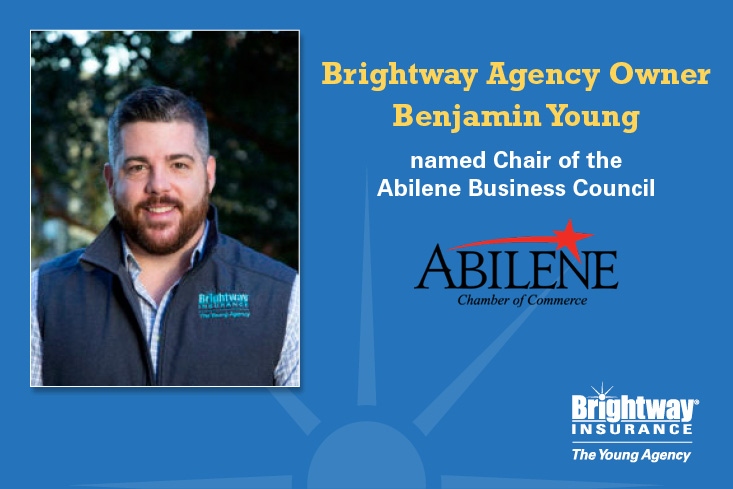 Abilene Chamber appoints Brightway’s Benjamin Young Chair of Abilene Business Council