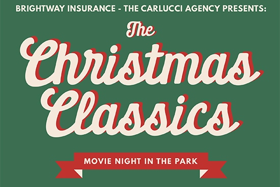 Brightway, The Carlucci Agency is bringing back The Christmas Classics, Movie Night in the Park series (1)